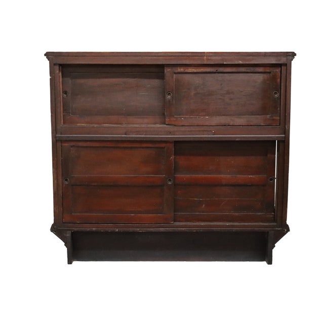 Antique Oak & Glass Country Store Candy Showcase C1910 For Sale - Image 6 of 9