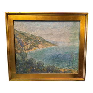 Antique Gilt Framed Impressionistic Landscape Oil Painting New Hope School s.g. Phillips