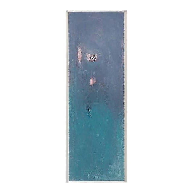 Oil on Paper, Purple Series, Susan Block, New York, 2020 For Sale