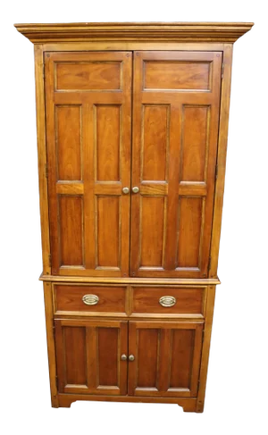 National Mt Airy Traditional Style Cherry Bar Cabinet