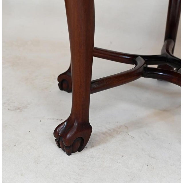 Chinese Hardwood Pedestal Stand, 1860 For Sale - Image 4 of 6