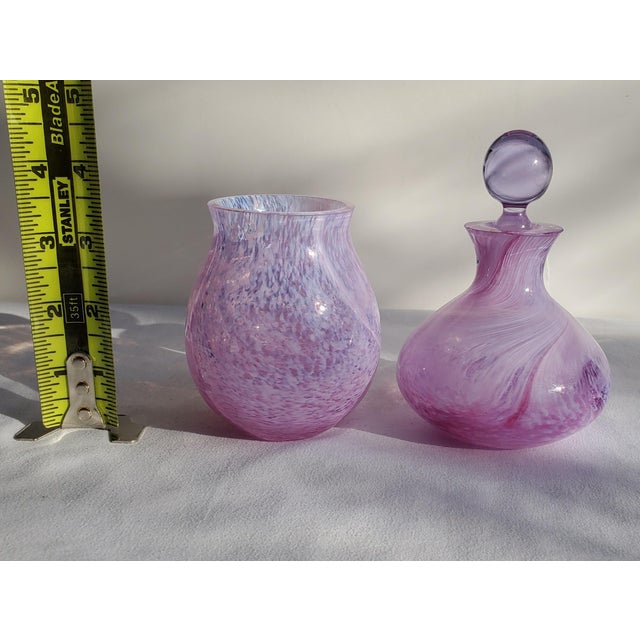 Caithness Scotland Glass Vanity Set Chairish