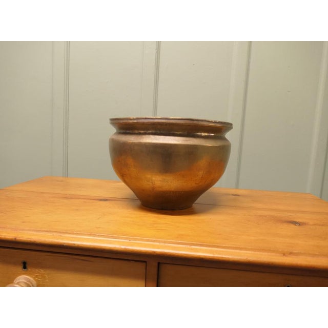 Antique Brass Planter, 1880 For Sale - Image 3 of 8