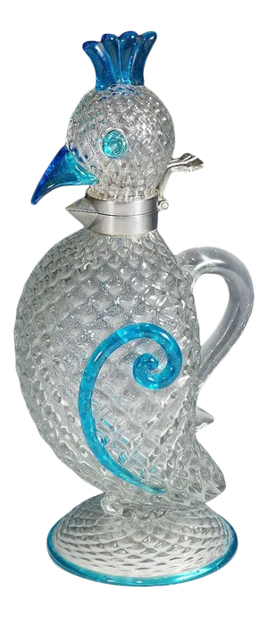 Art Glass Jug by Flavio Poli for Seguso Vetri d'Arte Ca. 1962