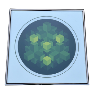 Brian Halsey Mandala Serigraph Trion 1978 Signed Limited Edition 21/75 Portfolio 'A' 1st State
