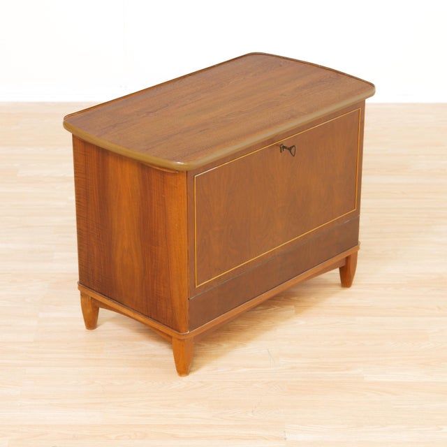Mid Century British Mechanical Liquor Cabinet, 1950s For Sale - Image 15 of 15