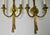 Vintage French 19th. Century Louis XVI Style Bronze Twin-Arm, Rope & Tassel Ormolu Wall Lighted Sconces -Pair For Sale - Image 13 of 17