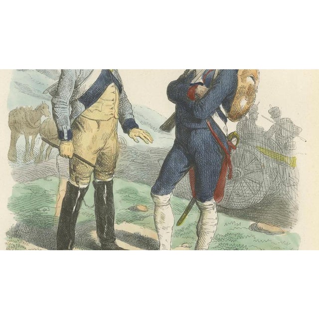 After Horace Vernet, Train of Artillery and Foot Artillery, 1843, Paper For Sale - Image 3 of 10