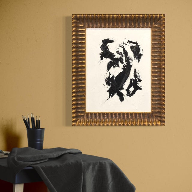 Obsidian Rift Original Abstract Painting by Stephen Hansrote For Sale - Image 10 of 12