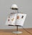 White Table Lamp With Tablet / Book Stand Attributed to Falkenberg Belysning, 1960s For Sale In Atlanta - Image 6 of 6