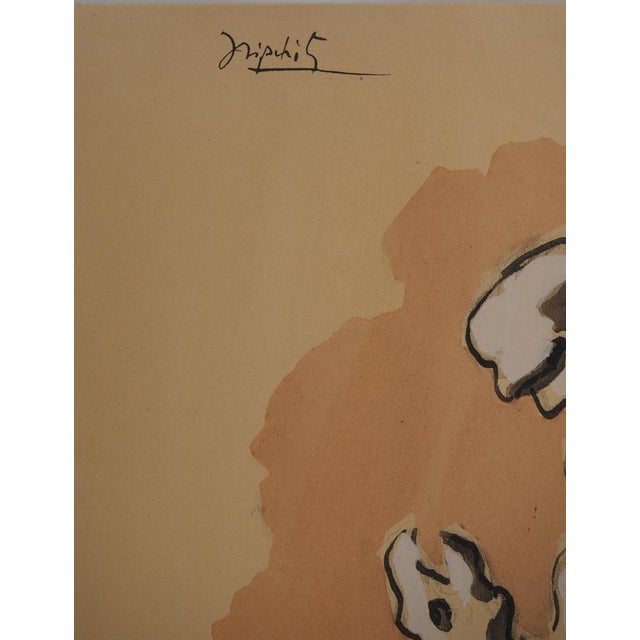 Modern Jacques Lipchitz, The Torture, Original Lithograph For Sale - Image 3 of 6