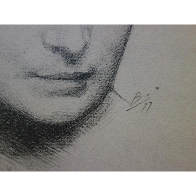 Félix Bracquemond, Portrait, 1897, Lithograph For Sale - Image 6 of 7