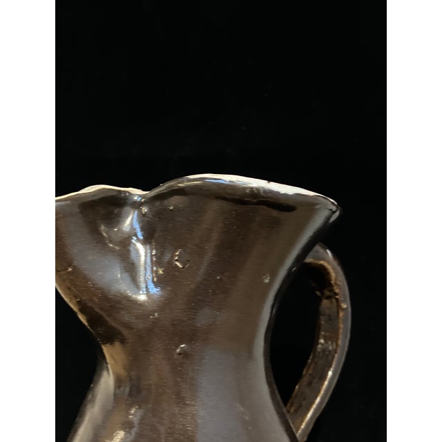 1960s Toledo Glazed Ceramic Pitcher by R. Arzobispo, 1960s For Sale - Image 5 of 15