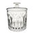 Atlantis Chartres Lead Crystal Covered Vanity Jar With Original Lid, 6.5" For Sale - Image 4 of 12