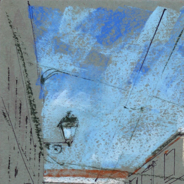 Figurative Pastel Study 2 - Original City Train Still Life Oil Pastel Artwork on Paper by Kathleen Keifer For Sale - Image 3 of 6