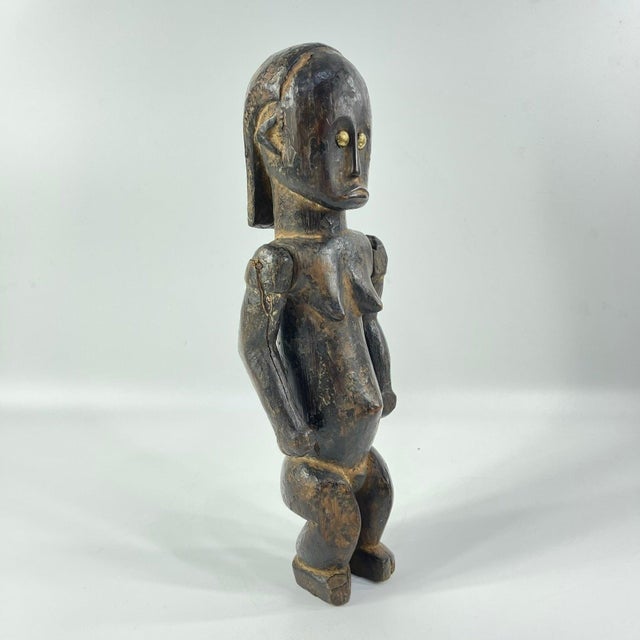 Early 20th Century Fang Standing Wood Figure with Movable Arms Gabon For Sale In Denver - Image 6 of 8