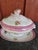 Pretty Preppy little Old School Sauce Tureen with wonderful Artichoke finial. Attached underplate Old Paris Porcelain c....