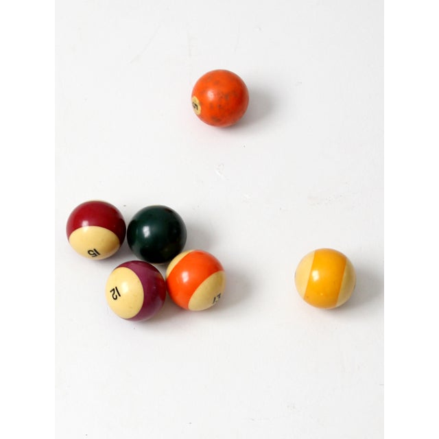 Vintage Brunswick Century Billiard Ball Set Chairish