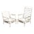 Vintage Russell Woodard "Kissing Birds" Wrought Iron Patio Lounge Chair - Pair For Sale