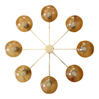 8 Ball Wall or Ceiling Light by Kaiser, Germany 70s For Sale