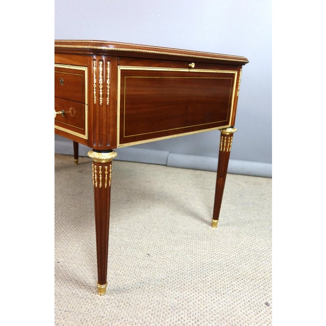 Wood Antique Louis XVI Desk, 1800s For Sale - Image 7 of 13