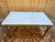 Louis Xvi Style Coffee Table in Carrara Marble with Toupie Legs For Sale - Image 3 of 8