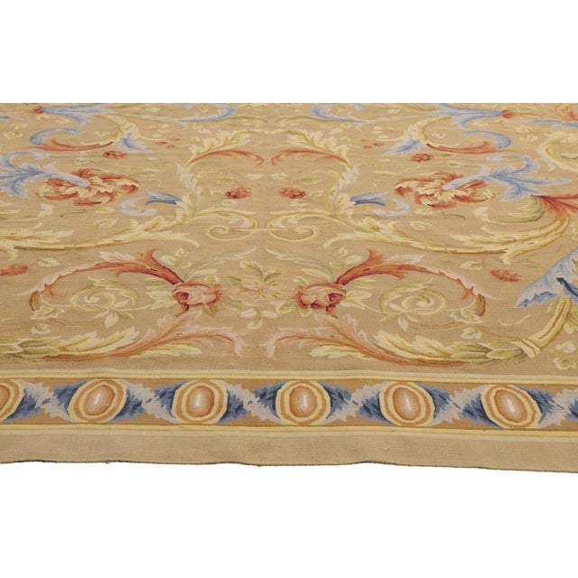 Vintage Chinese Aubusson Rug, 08'11 X 12'05 For Sale - Image 4 of 10