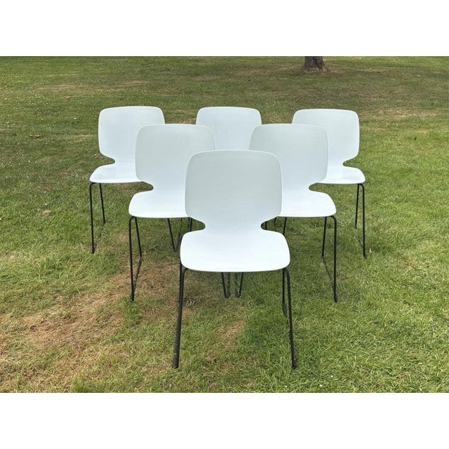 Vintage Dining Chairs, Set of 6 For Sale - Image 5 of 10