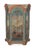 A scarce Venetian Rococo paint-decorated wood niche tabletop display cabinet / wall hanging vitrine with chic beautifully...