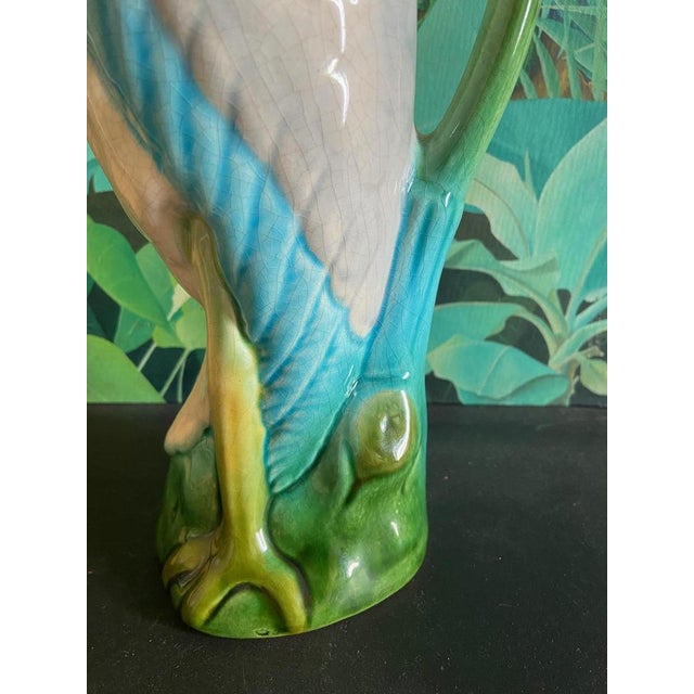 Majolica Absinthe Pitcher by Saint Clément, 1900s For Sale - Image 6 of 9