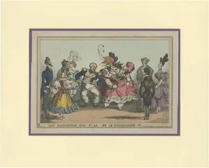 Heath, Satirical Illustration of the Duchess of St Albans, 1829, Print