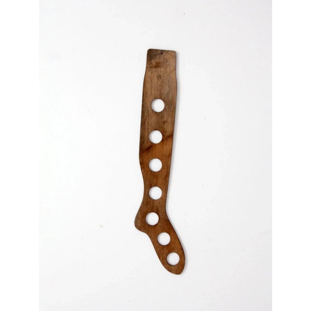 Wood Antique Sock Stretcher For Sale - Image 7 of 9
