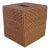 Tea Stained Rattan Tissue Cover For Sale
