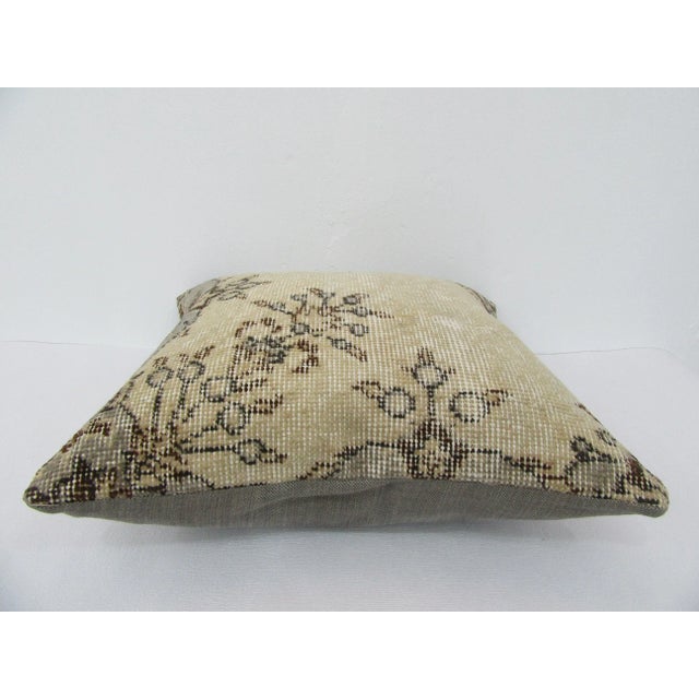 This is a pillow cover made from a vintage kilim rug. The piece was properly washed and ready to use. Pillow inserts not...