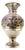 Silver Vase with Floral Motifs, Figures of Swans and Engraved Friezes on Circular Base For Sale