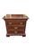 Georgian Style Mahogany Banded Wood Three-Drawer Nightstand This single nightstand is an impressive collection of inlay...