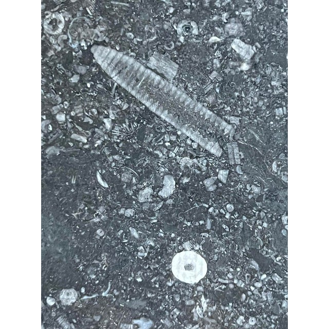 Custom Belgian Bluestone Round Tripod Coffee Table With Dish Top For Sale In San Francisco - Image 6 of 7