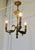 French Gilt Brass Bouillotte Library Ceiling Light, 1890s For Sale - Image 4 of 8