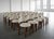 White Talia White Boucle Dining Chair with Wood Cone Legs For Sale - Image 8 of 11