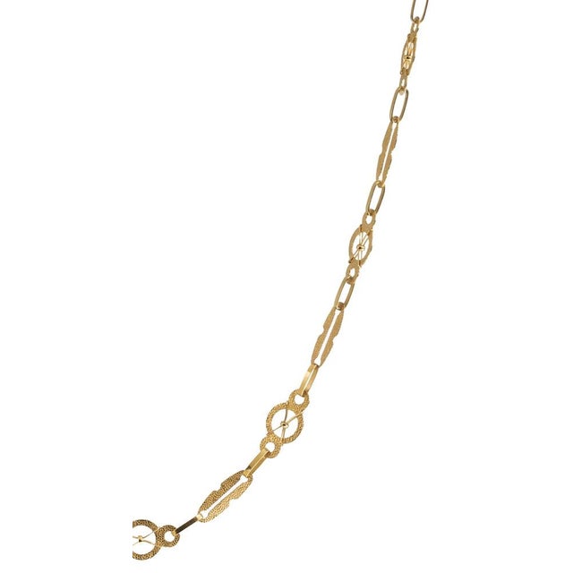 19.2 Karat Gold Necklace For Sale - Image 3 of 8