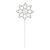 Add brilliant sparkle and elegant detail to your holiday décor with this Crystal Embellished Snowflake Stem set. Featuring...