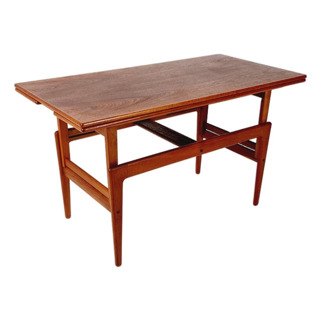 Danish Teak Coffee Table Elvator by Kai Kristiansen for VMmobler, 1960s For Sale