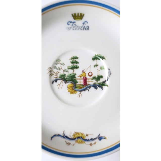 Italian Richard Ginori Porcelain Jewelry Dish Chinoiserie Italia For Sale In New York - Image 6 of 9