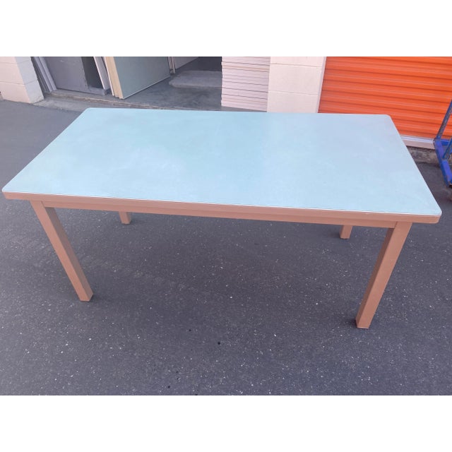 Vintage Mid Century Modern Holga Metal Table Desk For Sale In Sacramento - Image 6 of 13