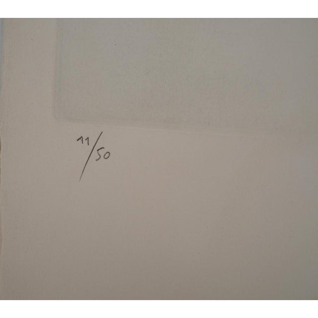 Gérard Titus-Carmel, Spherical Cosmology, 1972, Original Signed Engraving For Sale - Image 4 of 7