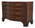 Baker Mahogany Serpentine 4 Drawer Chest For Sale