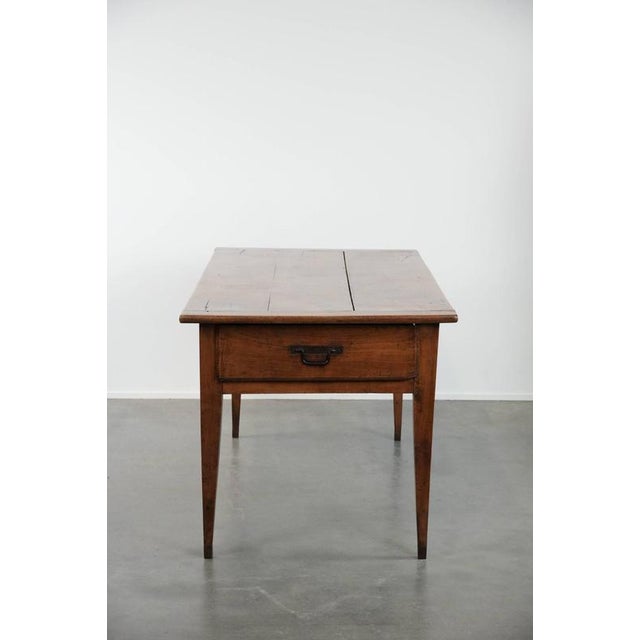 Antique French Dining Table in Fruitwood For Sale - Image 6 of 18