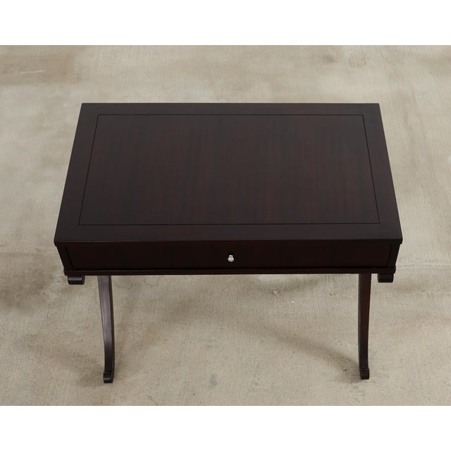 Late 20th Century Barbara Barry for Baker Regency Style Mahogany Nightstand For Sale - Image 5 of 12