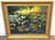 Barbara Applegate (American, b. 1954): Impressionist Water Lilies. This original oil on canvas exemplifies Barbara...
