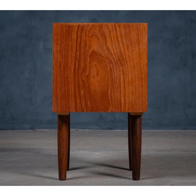 Wood Teak Bedside by Niels Clausen, 1960s For Sale - Image 7 of 10